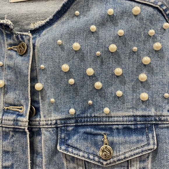 Yoga jeans pearl denim jacket - Picture 2 of 5